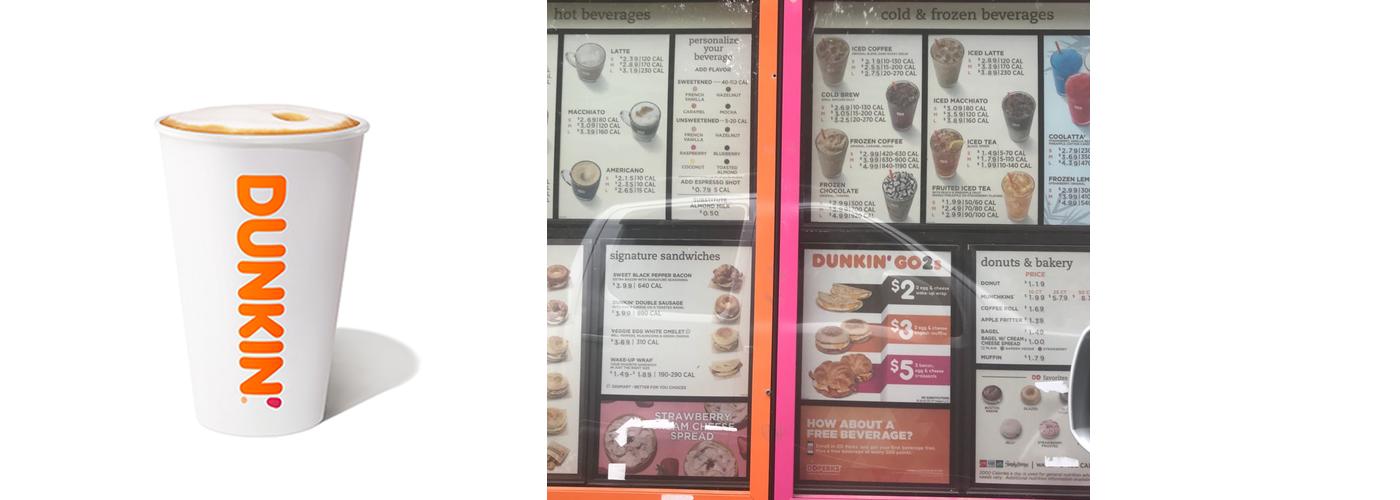 Dunkin' Menu