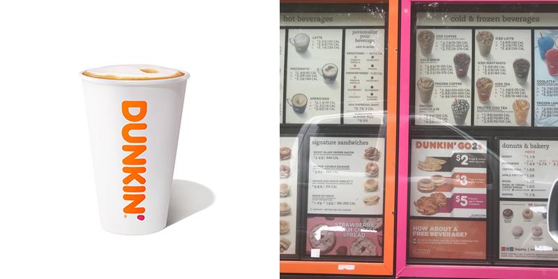 Dunkin' Menu