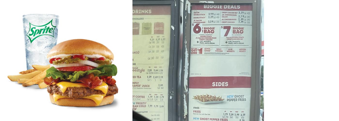 Wendy's Menu