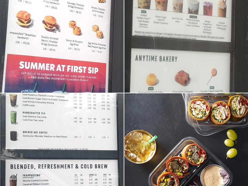 Starbucks Menu