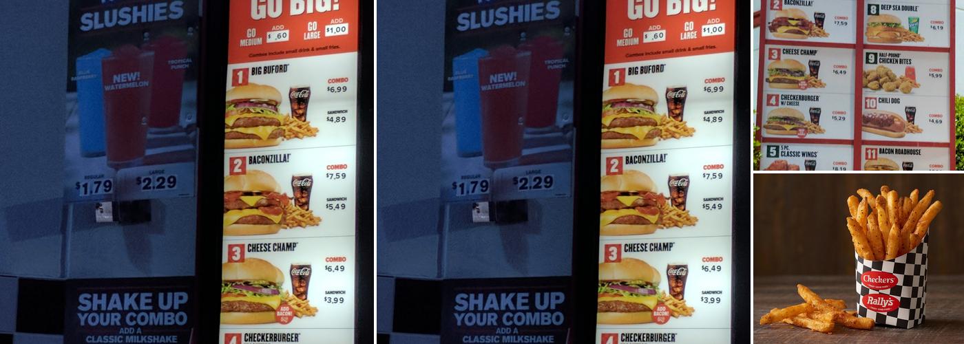 Checkers Social Circle Menu