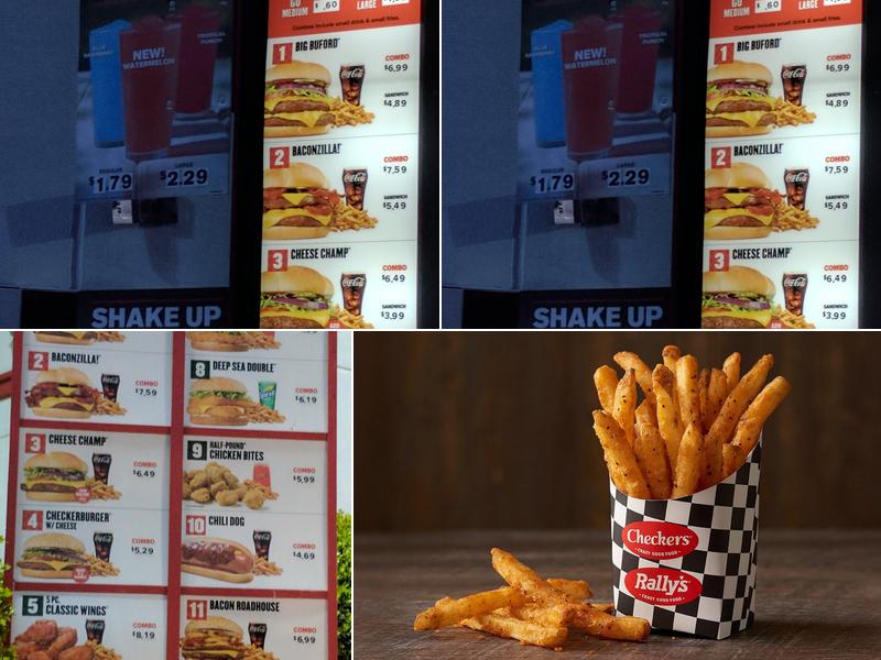 Checkers Social Circle Menu