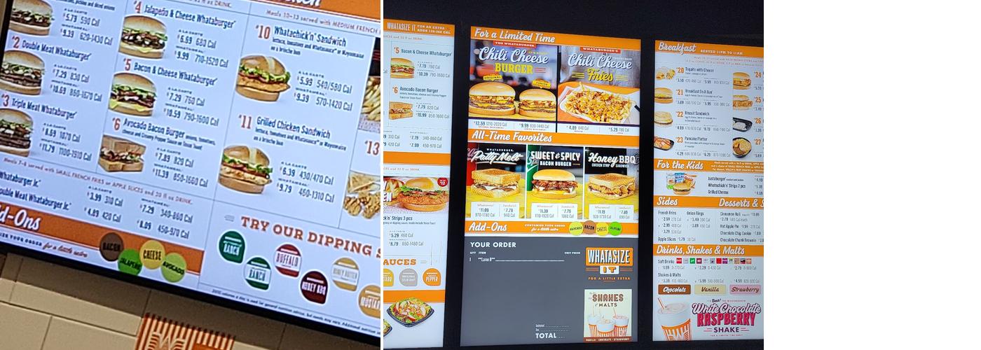 Whataburger Menu