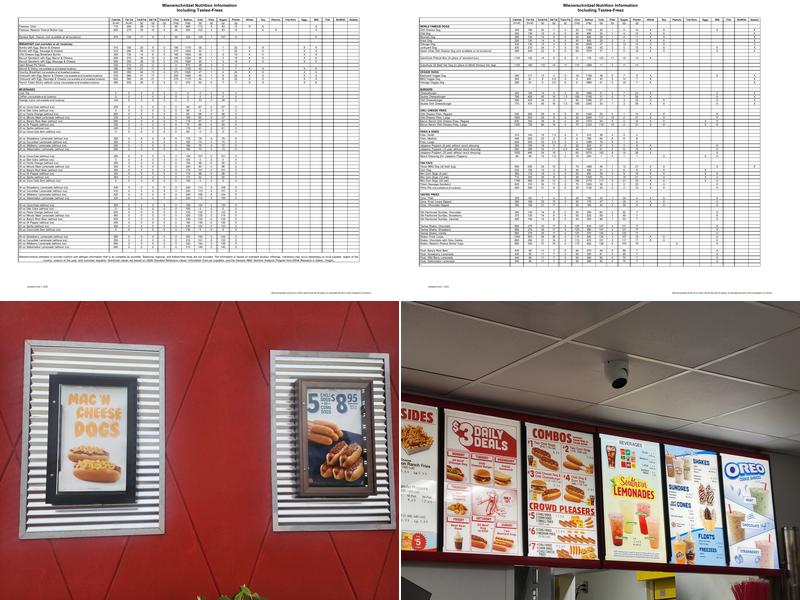 Wienerschnitzel Menu