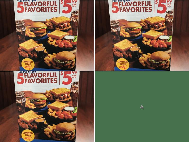 Zaxbys Chicken Fingers & Buffalo Wings Menu