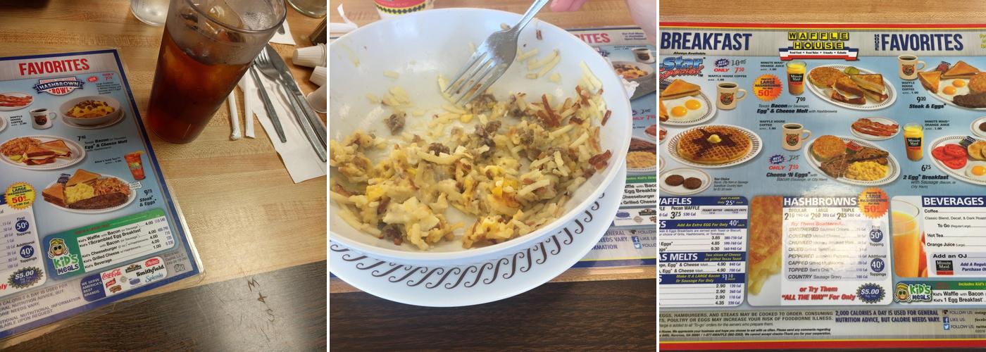 Waffle House Menu