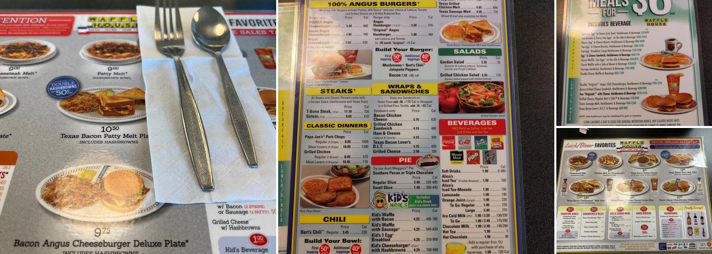 Waffle House Menu