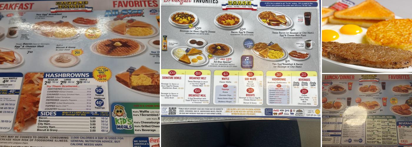 Waffle House Menu