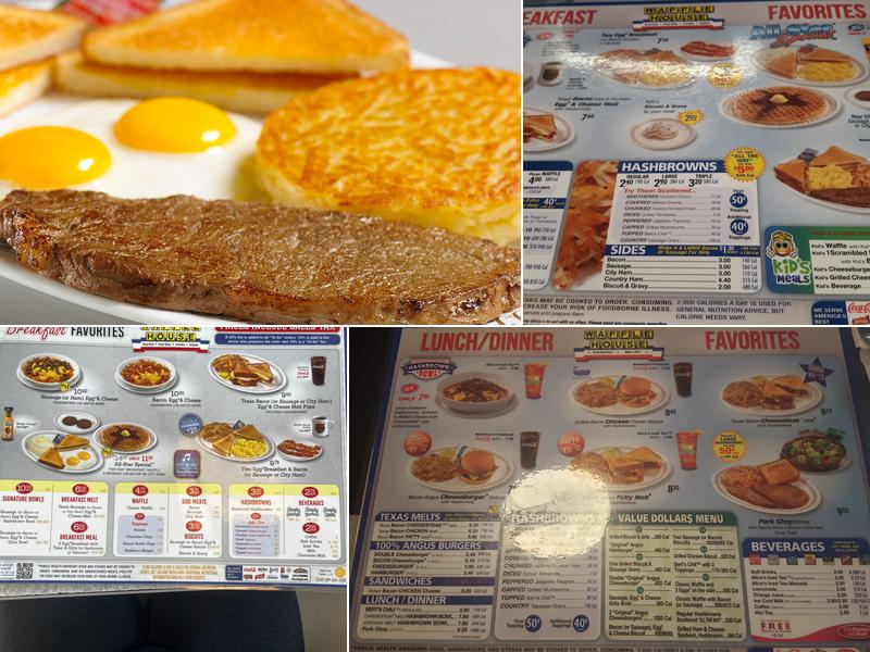 Waffle House Menu