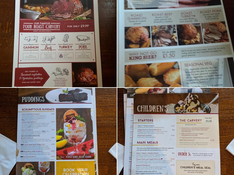 Innkeeper's Collection Old Windsor Menu