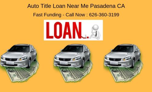 Get Auto Car Loans Pasadena CA
