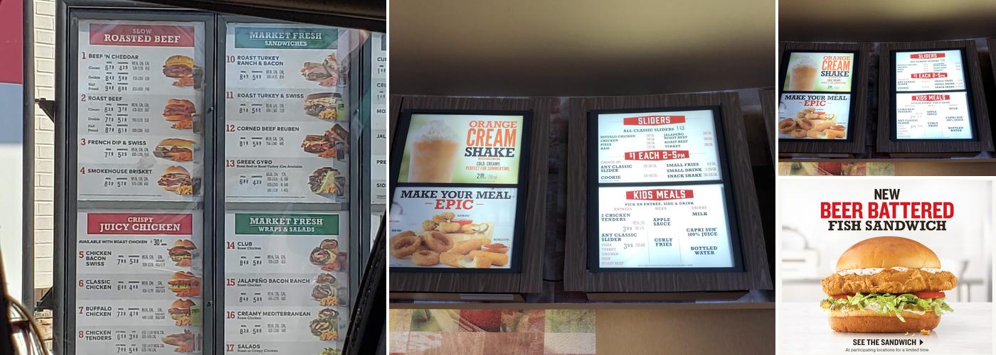 Arby's Menu