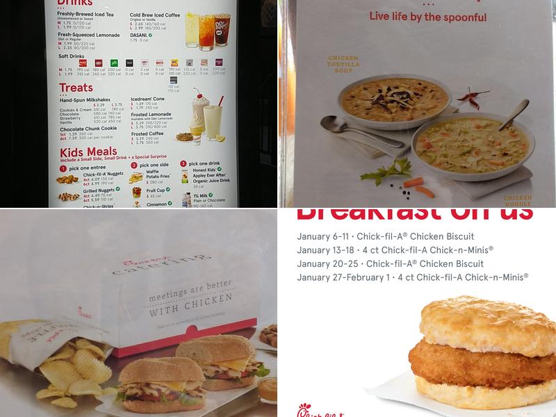 Chick-fil-A Menu