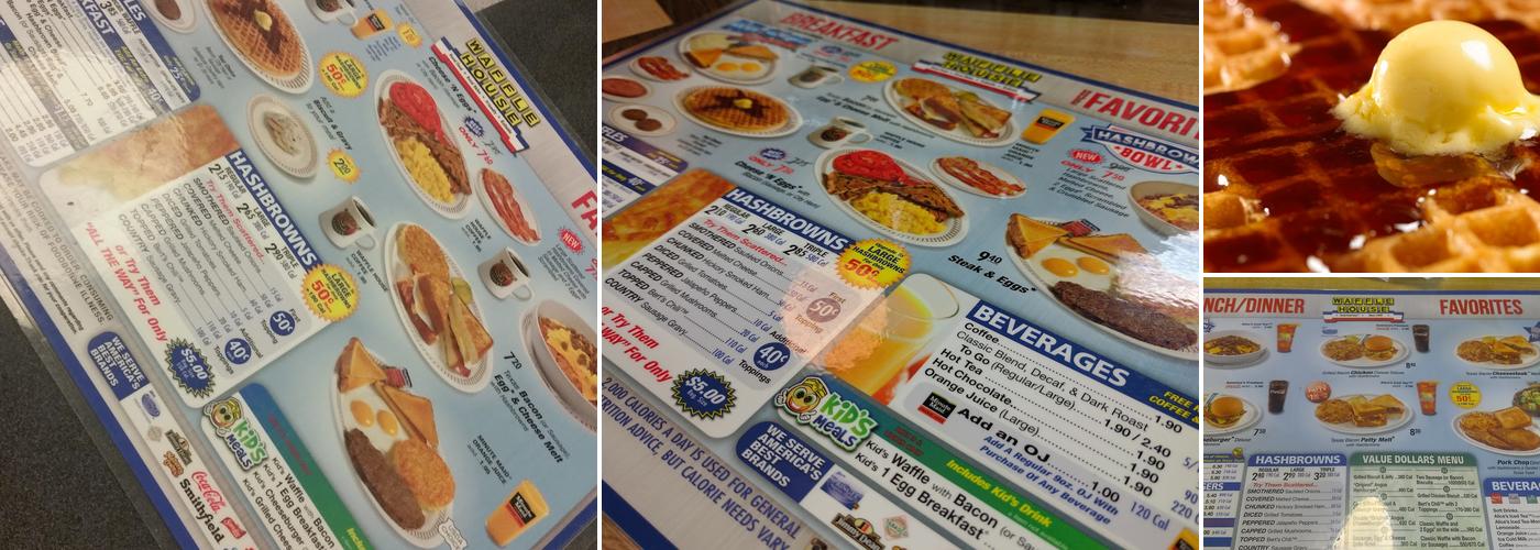 Waffle House Menu