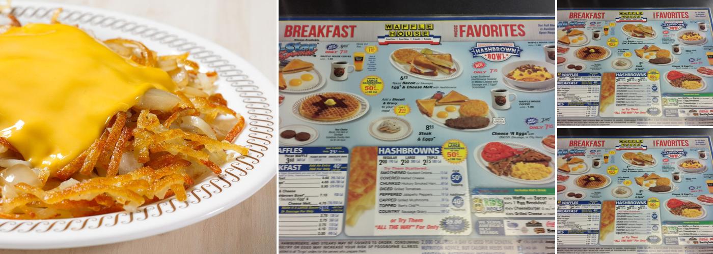 Waffle House Menu