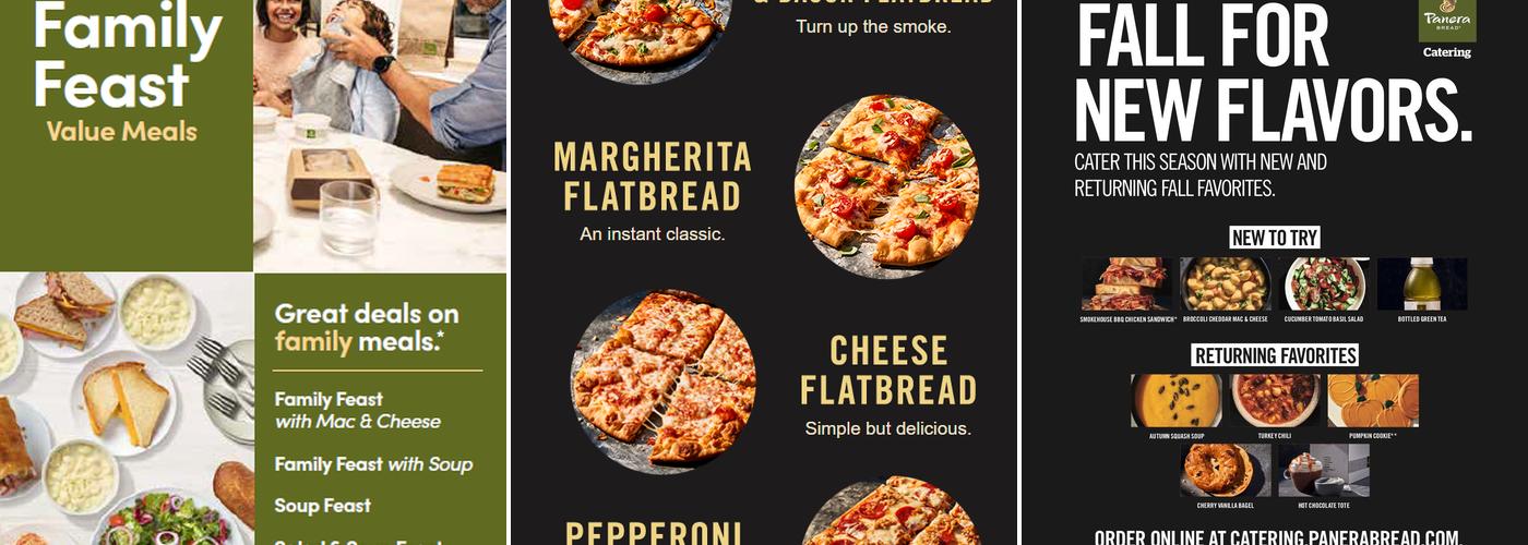 Panera Bread Menu