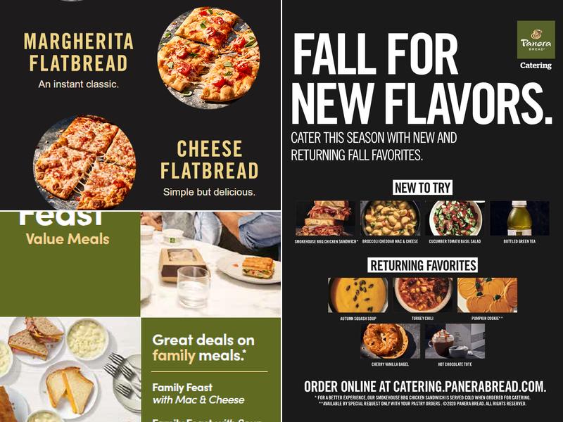 Panera Bread Menu