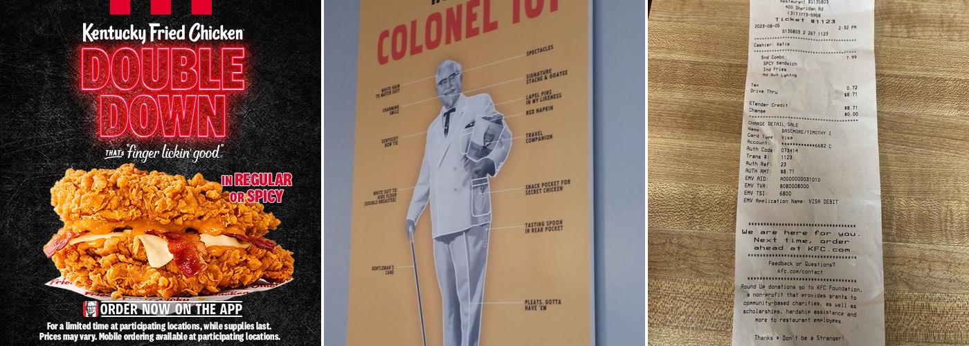 KFC Menu