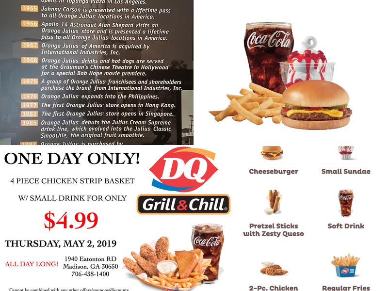 Dairy Queen Grill & Chill Menu