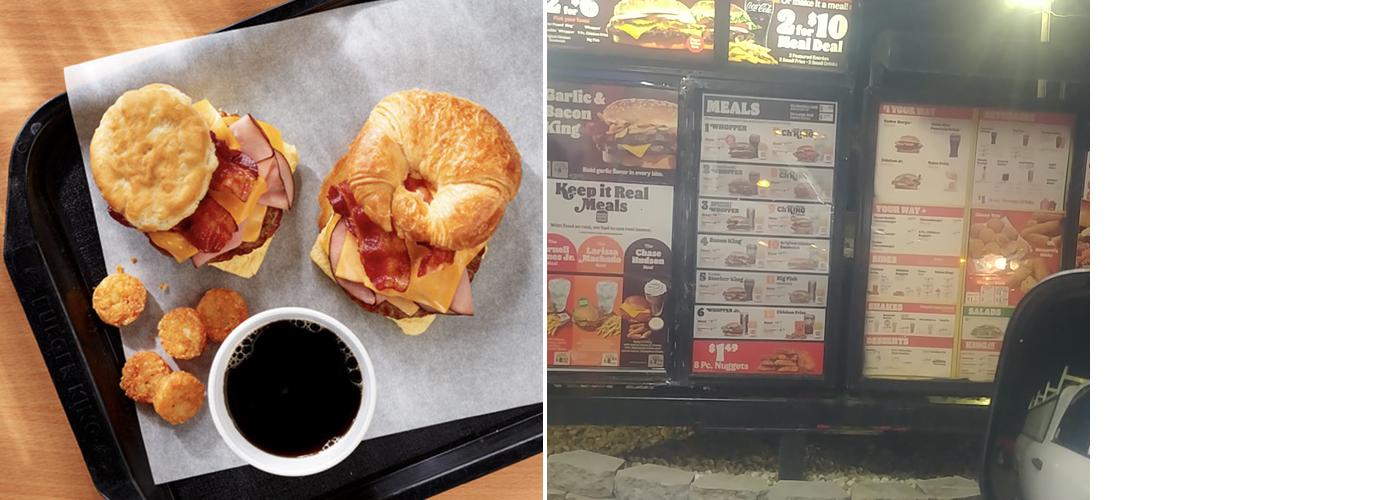 Burger King Menu
