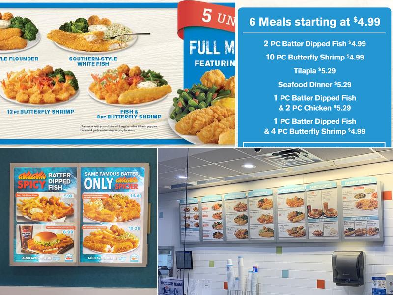 Captain D's Menu