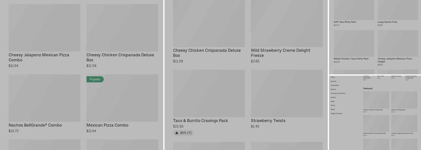 Taco Bell Menu