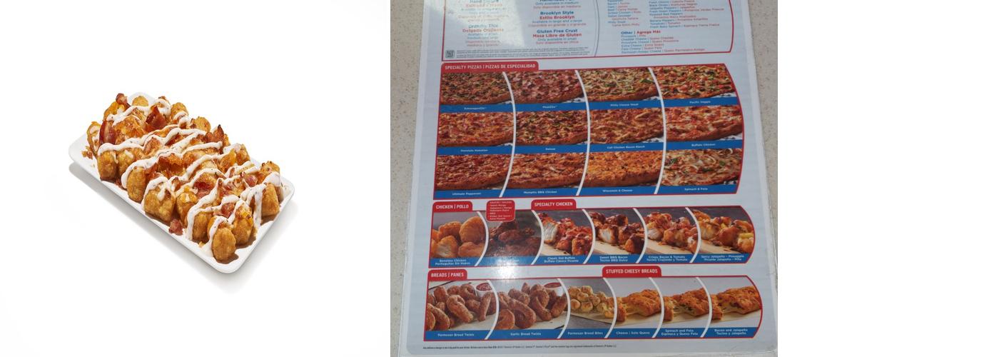 Domino's Pizza Menu