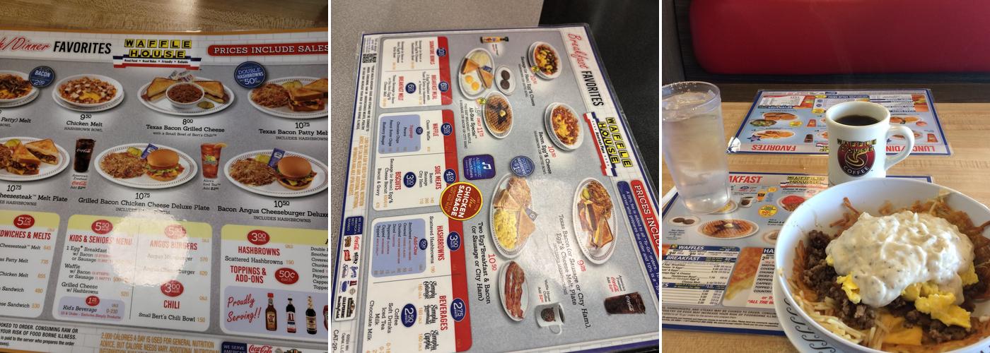 Waffle House Menu