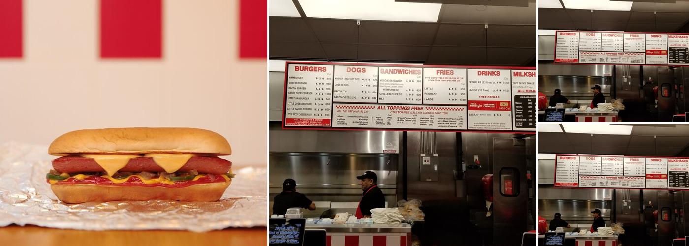 Five Guys Menu