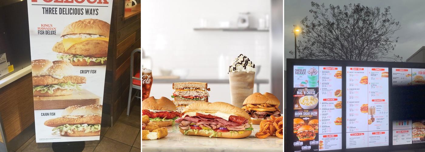Arby's Menu