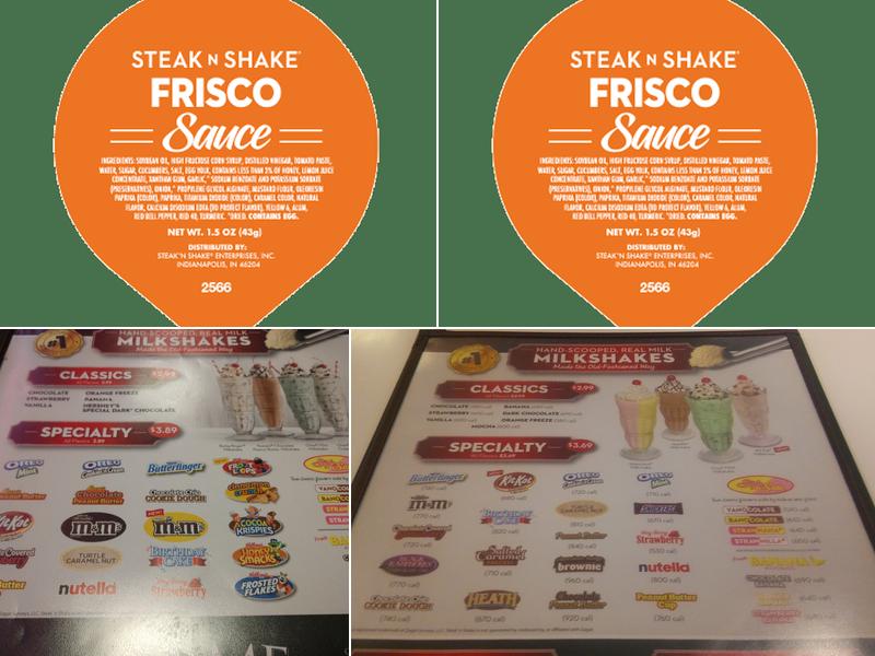 Steak 'n Shake Menu