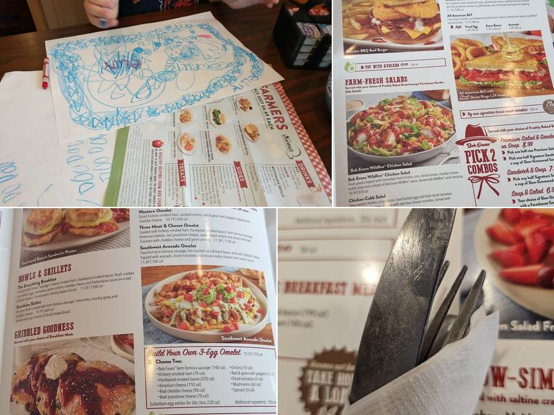 Bob Evans Menu