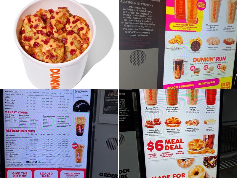 Dunkin' Menu