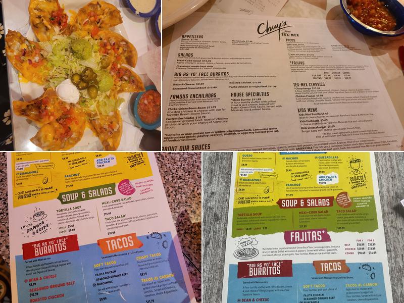 Chuy's Menu