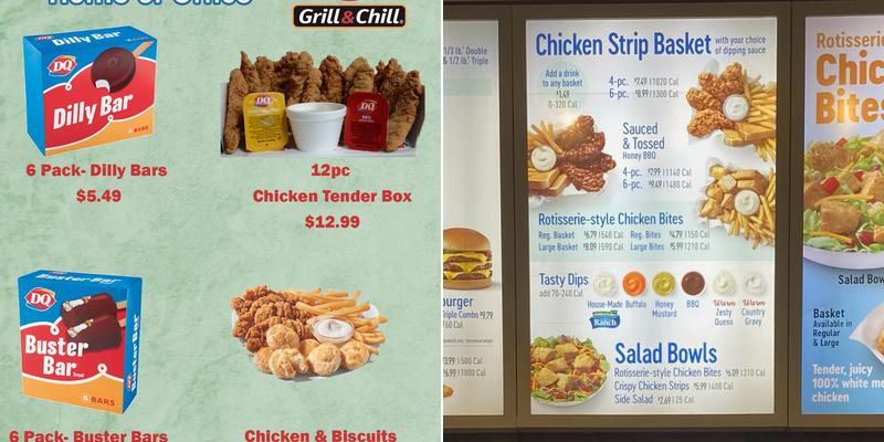 Dairy Queen Grill & Chill Menu