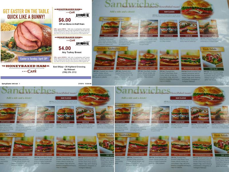 The Honey Baked Ham Company Menu