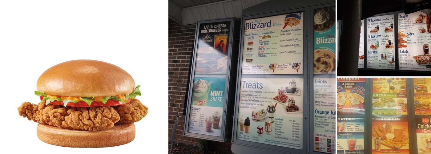 Dairy Queen Menu