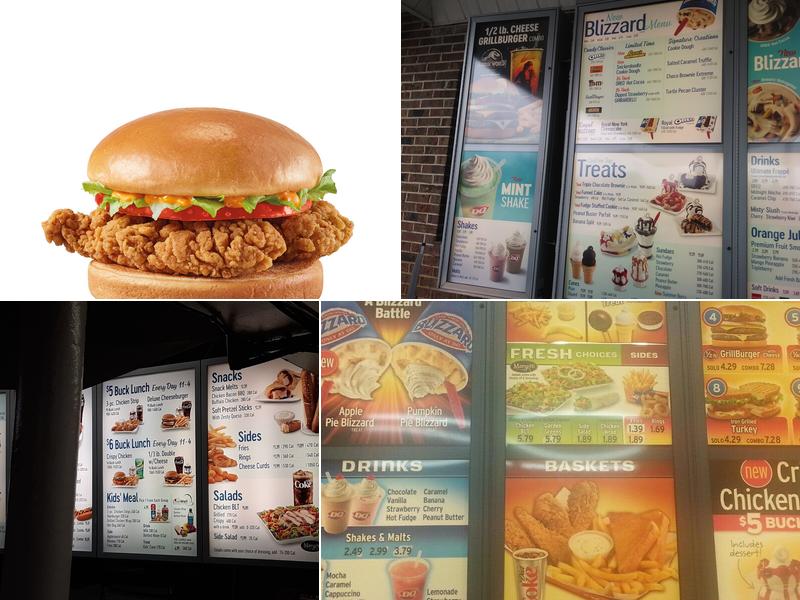 Dairy Queen Menu