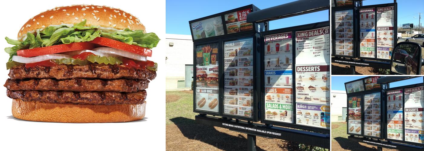 Burger King Menu