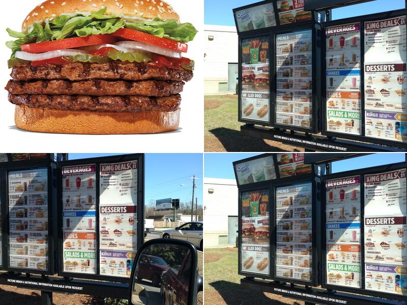 Burger King Menu