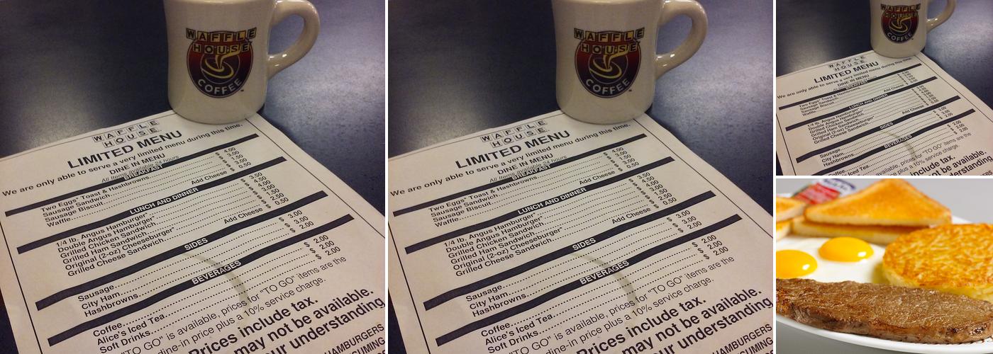 Waffle House Menu