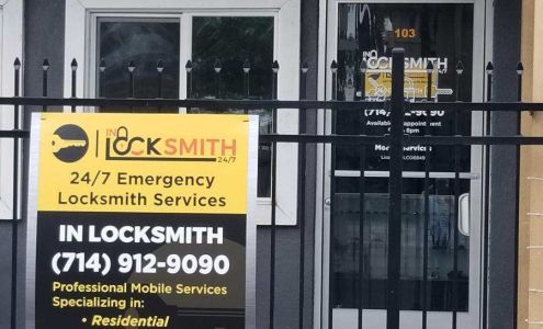 IN Locksmith 24/7 2803 Westminster Ave UNIT 103, Santa Ana California 92706