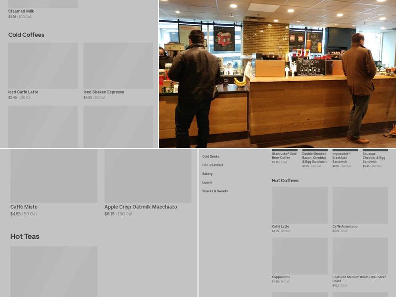 Starbucks Menu