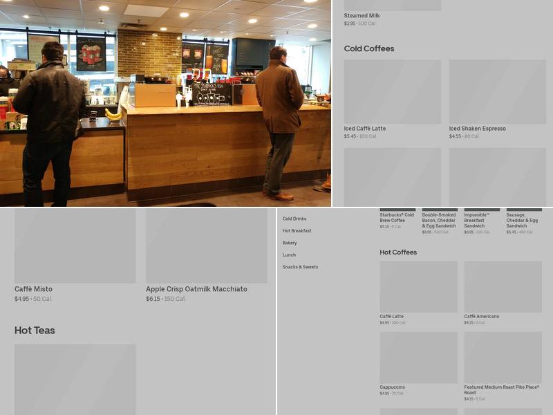 Starbucks Menu