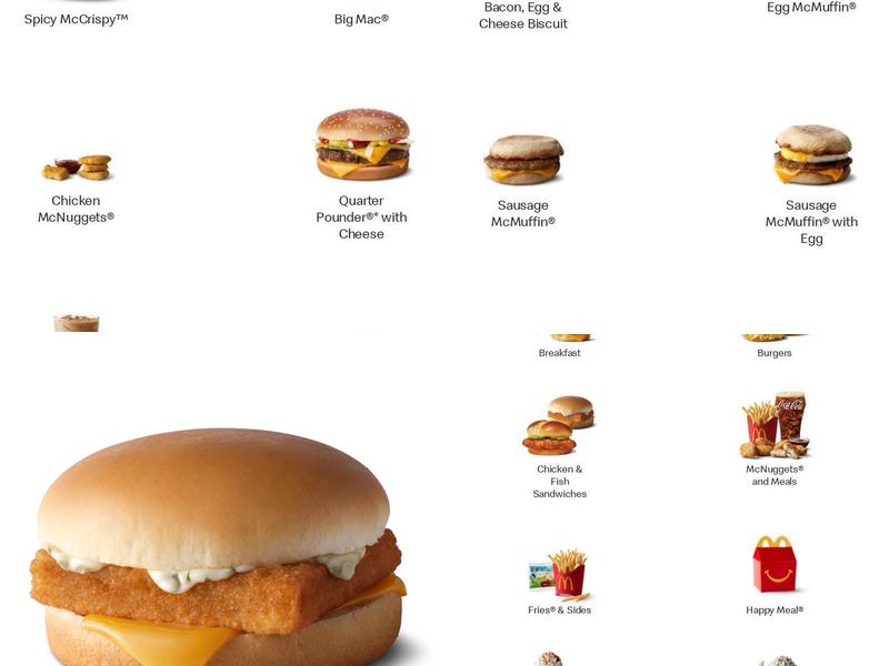 McDonald's Menu