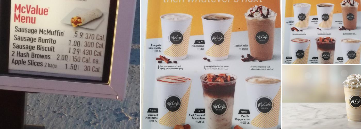 McDonald's Menu