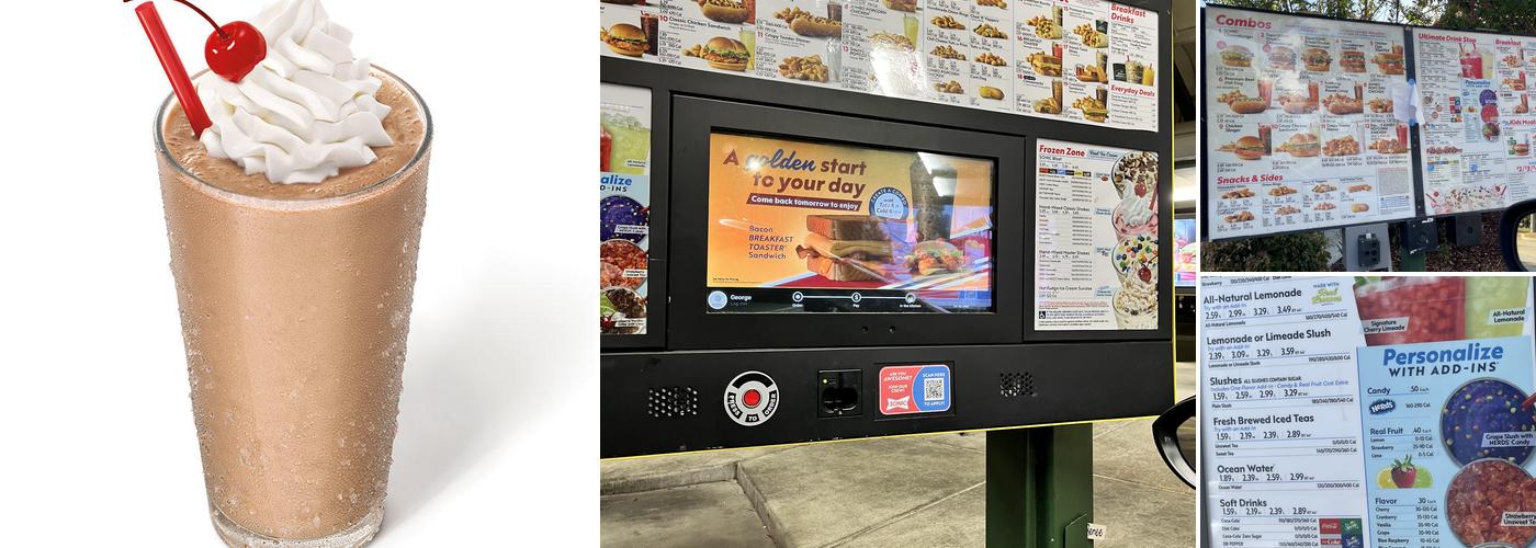 Sonic Drive-In Menu