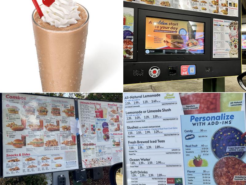 Sonic Drive-In Menu