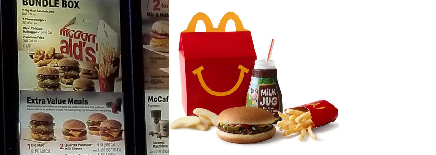 McDonald's Menu
