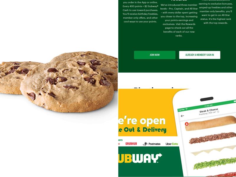 Subway Menu